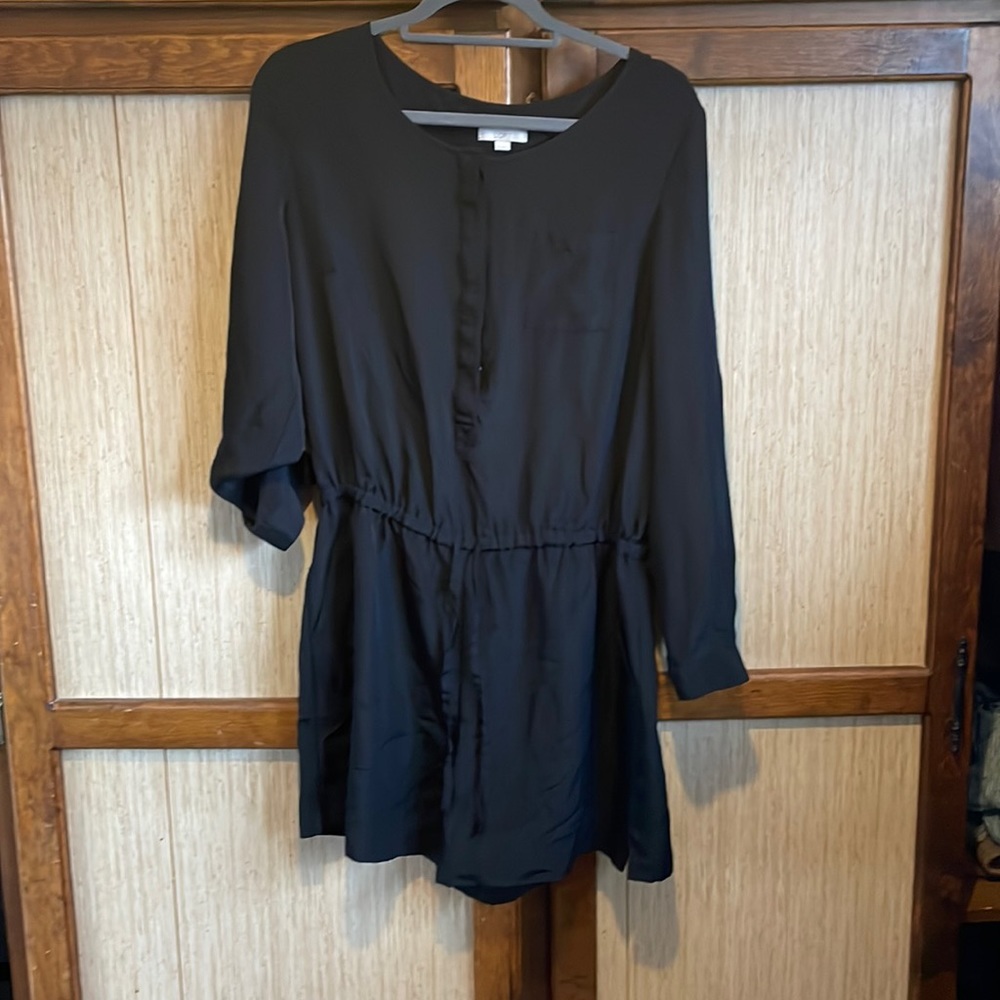 LOFT black romper size 10